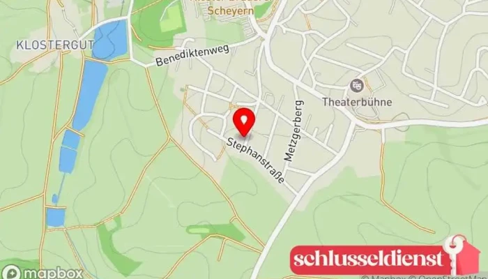 Karte von Eisenmann jun. Georg Metallbauunternehmen in Scheyern