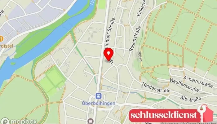 Karte von Elektro Wolfram - Michael Wolfram Elektriker, Fachgeschäft für Haushaltsgeräte, Elektrotechniker, Elektroinstallationsdienst, Reparaturwerkstatt für Elektrogeräte, Elektrofachgeschäft, Elektroreparaturgeschäft in Oberboihingen