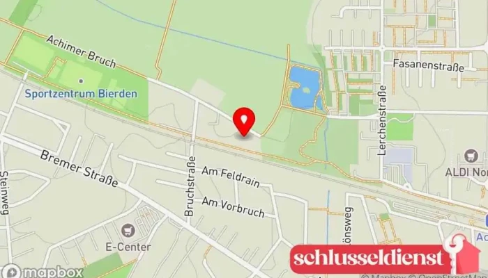 Karte von Elfers Metallbau Achim Metallbauunternehmen in Achim
