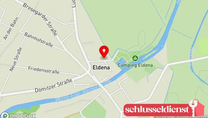 Karte von Eltschkner Holger Metallbau Bauunternehmen in Eldena