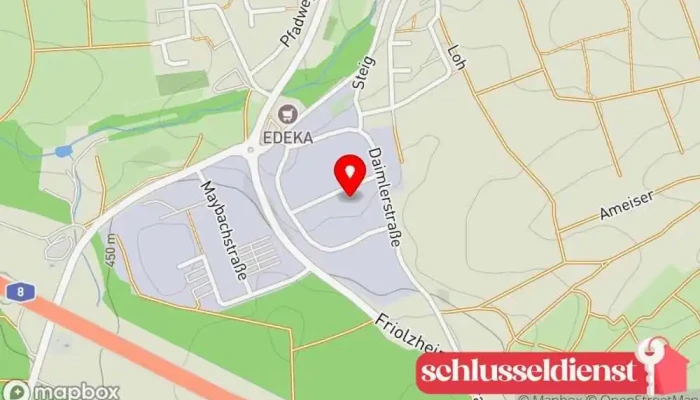 Karte von Eric Ölschläger-Lang Werkzeuggeschäft in Wimsheim