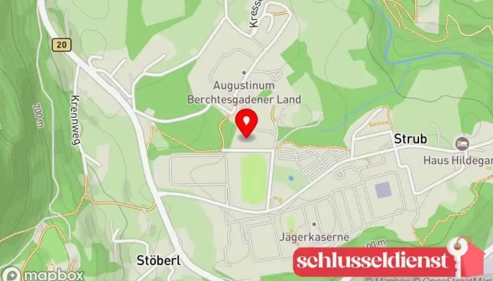 Karte von Erich Schwab Schlüsseldienst in Dachlmoosweg 14