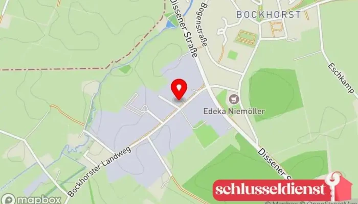Karte von Ewald Heintz Metallbau u. Kunstschmiede GmbH Schweißbetrieb in Versmold