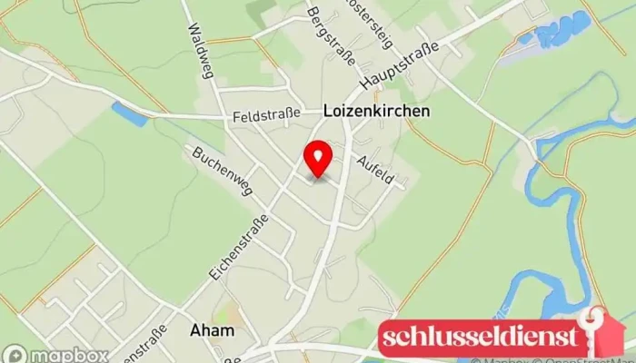 Karte von FA. Hossmann Schrotthändler in Aham