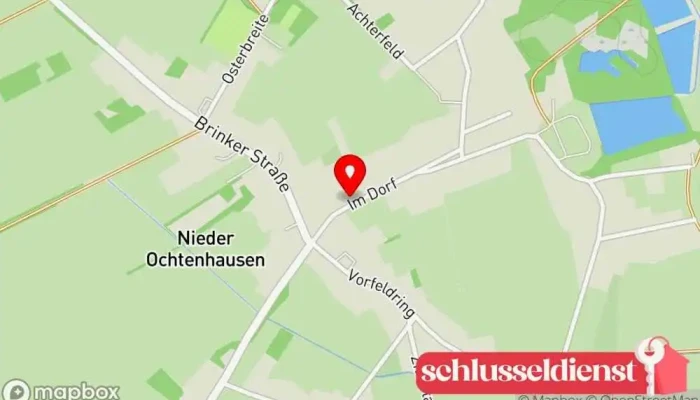 Karte von Ferrotec GmbH & Co. KG Schweißbetrieb, Landmaschinenhändler, Garagentoranbieter, Schlüsseldienst in Bremervörde