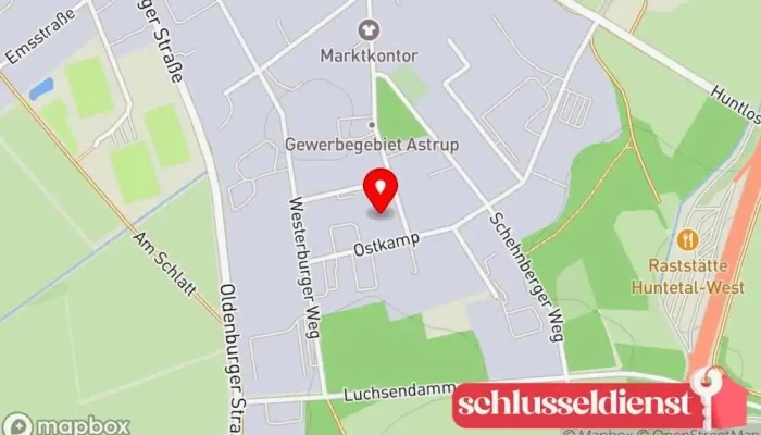 Karte von Fewe Metallbau GmbH Metallbauunternehmen in Wardenburg