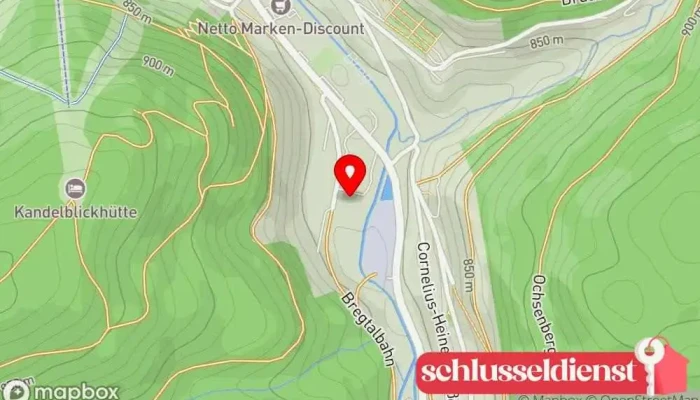 Karte von Fink Präzisionstechnik GmbH & Co.KG Maschinenhersteller in Vöhrenbach