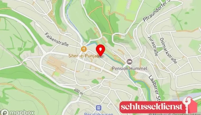 Karte von Fliesen Weigert Beratzhausen Fliesenleger in Beratzhausen