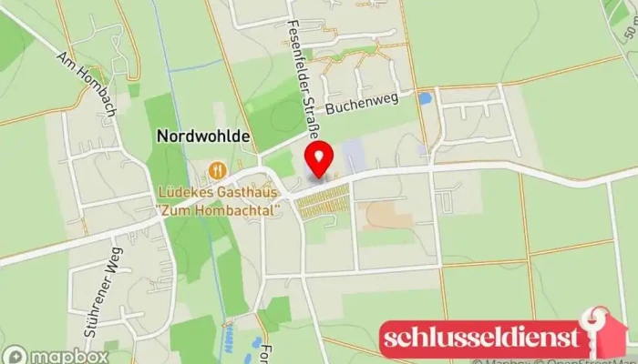 Karte von Focke Metallbau Gmbh Bauunternehmen in Bassum
