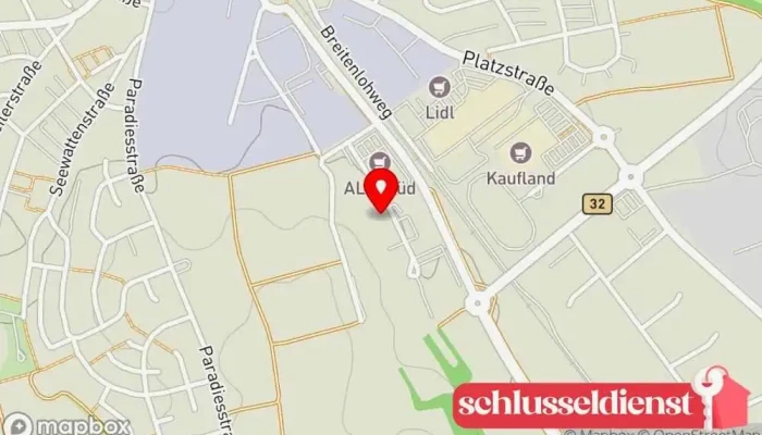 Karte von Förster Metallbau GmbH Metallbauunternehmen in Bad Saulgau