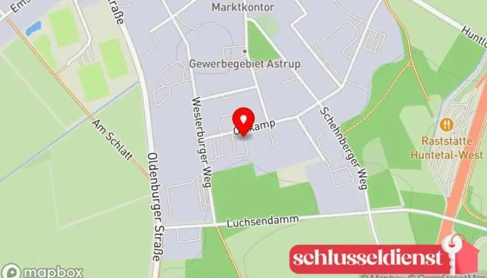 Karte von Förster Metallbau Wardenburg GmbH Metallbauunternehmen in Wardenburg