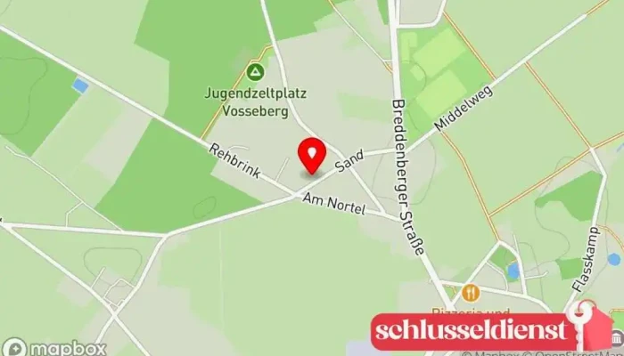 Karte von FP-Eventzubehör Vermietung von Festzelten in Lorup