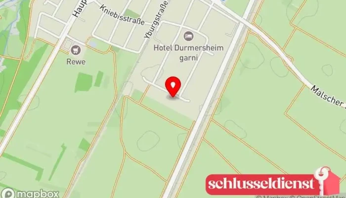 Karte von Frank Götzmann Schlosserei & Maschinenbau Industrieanlagenanbieter, Zaunbauer, Geländeranbieter, Treppenbauunternehmen in Durmersheim