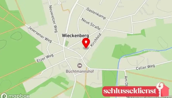 Karte von Frank Oldenburg Sicherheitstechnik & Metallbau Handwerk, Metallbauunternehmen in Wietze