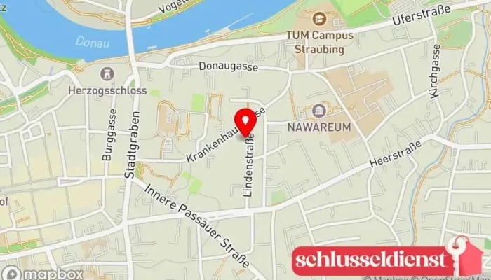 Karte von Franz Tremmel Metallbauunternehmen in Straubing