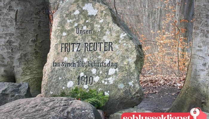 Fritz -   Reuter  Gedenkstein Alle - Krakow Am See