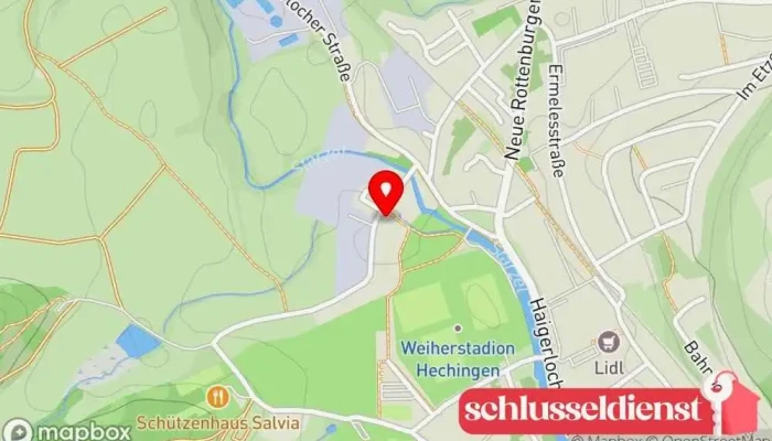 Karte von Fritz & Hide Metall- und Maschinenbau Metallbauunternehmen, Maschinenbauunternehmen, Metallverarbeitungsunternehmen in Hechingen