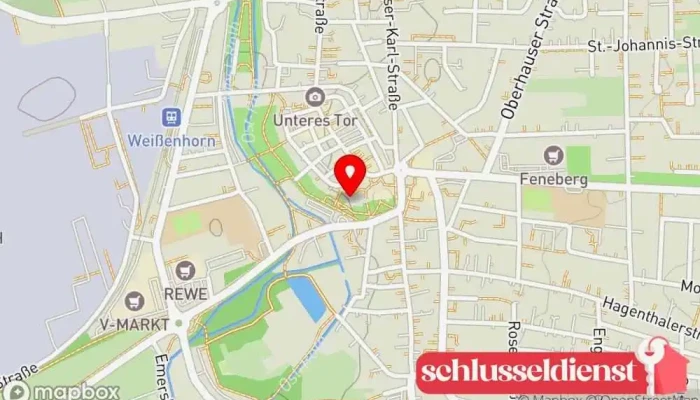 Karte von Fuggerschloss Schloss in Deutschland