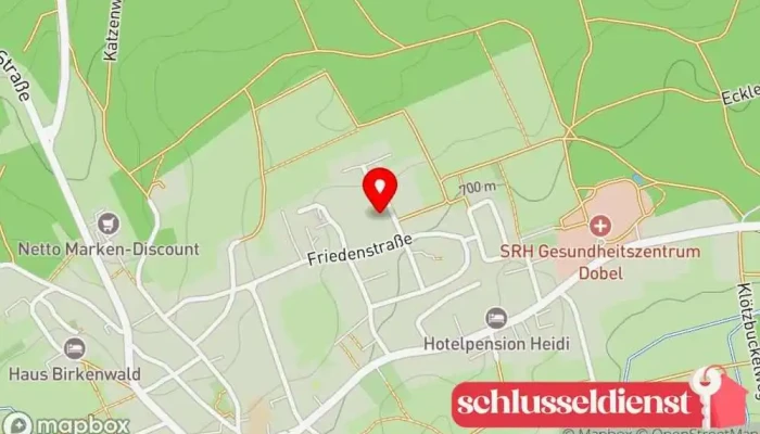 Karte von G. Ruff Drehteile GmbH Metallbauunternehmen in Dobel