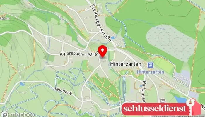 Karte von Ganter Treppen GmbH Treppenbauunternehmen in Hinterzarten