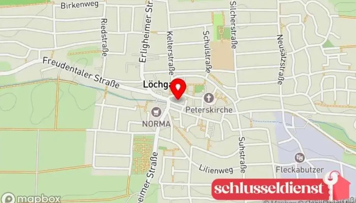 Karte von Gebhard Griesinger Metallwerkstatt in Löchgau