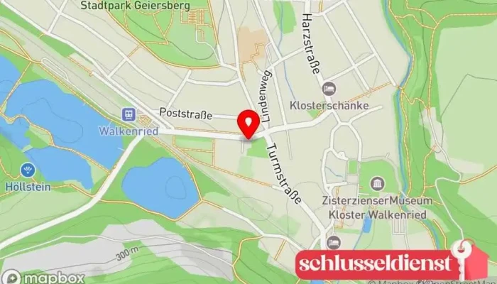 Karte von Gemeinde Walkenried Rathaus in Walkenried
