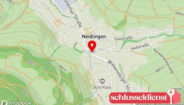 Karte von Gemeindeverwaltung Neidlingen Rathaus in Neidlingen