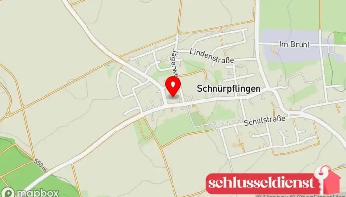 Karte von Gemeindeverwaltung Schnürpflingen Rathaus in Schnürpflingen
