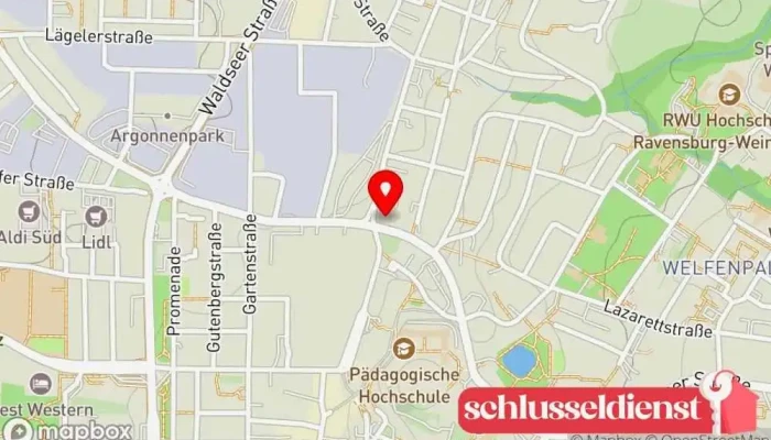 Karte von Gemeinschaftspraxis Dr. Jan Schlosser und Hanna Schlosser - Zahnärzte Zahnarzt in Weingarten