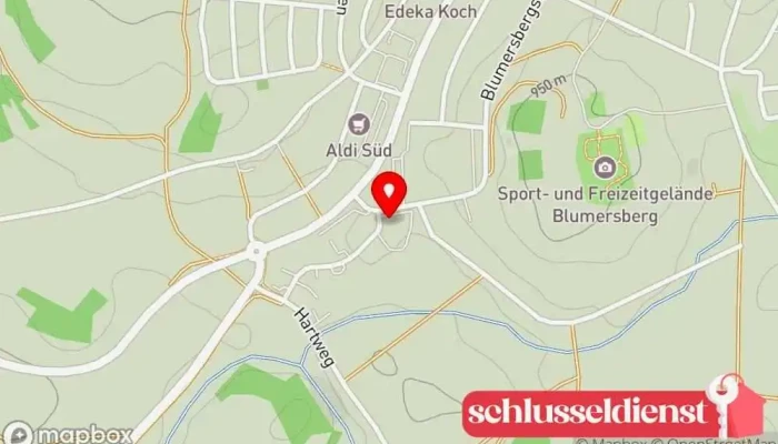 Karte von Gempper, Metall- und Stahlbau Stahlbauunternehmen, Unternehmen, Baugewerbe, Landmaschinenhändler, Industrie, Metallwerkstatt in Meßstetten