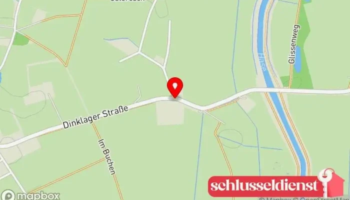 Karte von Gerüsttechnik Badbergen Gmbh Gerüstbauservice in Badbergen