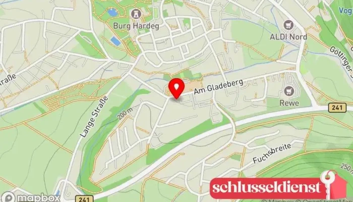 Karte von GETIFIX-Fachbetrieb Schonlau GmbH & Co.KG Bauunternehmen, Abdichtungsunternehmen in Hardegsen
