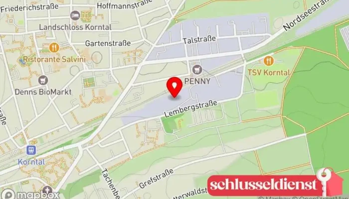 Karte von Girke Metallbau GmbH Metallbauunternehmen, Industrieanlagenanbieter, Stahlbauunternehmen in Korntal-Münchingen