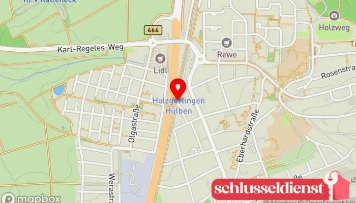 Karte von Glas und Stahlkonstruktion 