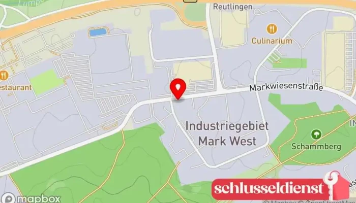 Karte von Grauer Metallbau & Gestaltung GmbH Metallbauunternehmen in Reutlingen