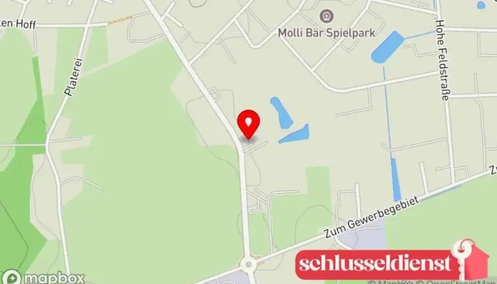 Karte von Greskamp GmbH Metallbau/Zaunbau Zaunbauer, Metallbauunternehmen in Molbergen