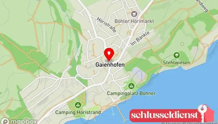 Karte von Griß GmbH Sanitärinstallateur in Gaienhofen