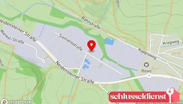 Karte von GSW Maschinenbau GmbH Maschinenbauunternehmen, Metallbauunternehmen in Waibstadt