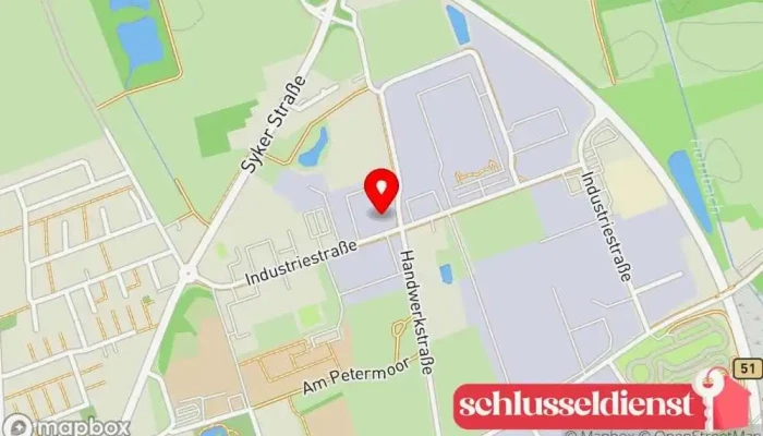 Karte von Günneman Heinrich Metallbau Metallbauunternehmen, Treppenbauunternehmen in Bassum