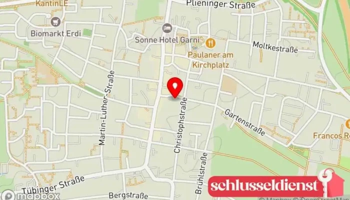 Karte von Günter Fay Schlosserei Metallwerkstatt in Leinfelden-Echterdingen