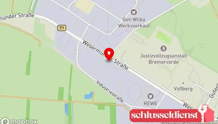 Karte von GW Metallmanufaktur GmbH Metallbauunternehmen in Bremervörde