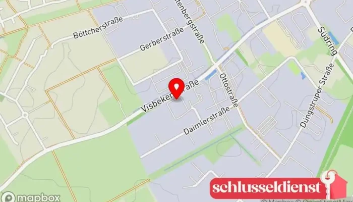 Karte von H. Krüger Metallbau GmbH Metallbauunternehmen in Wildeshausen