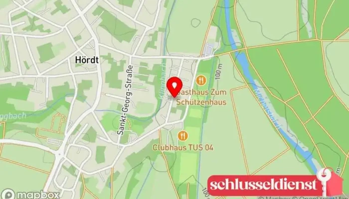 Karte von Hans Eßwein - Metallbau Hördt Metallbauunternehmen in Hördt