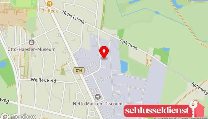 Karte von Hans Nölke Aluminium & Stahlbau Metallbauunternehmen, Metalloberflächenveredler, Metallwerkstatt, Stahlbauunternehmen in Celle