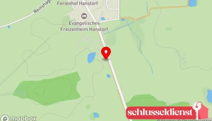Karte von Hanstorfer Landbau GmbH Landwirtschaftsbetrieb in Satow