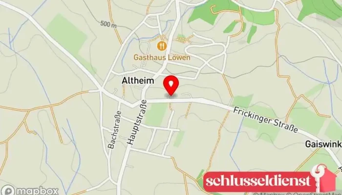 Karte von Harald Lang - Schlosserei & Industriemontagen Metallbauunternehmen in Frickingen