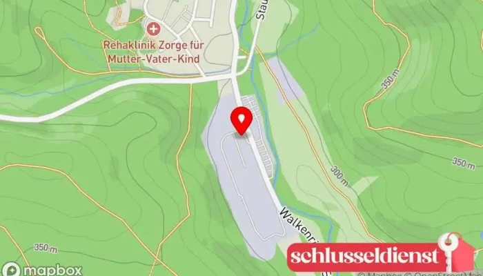 Karte von Harz Guss Zorge GmbH Gießerei in Walkenried