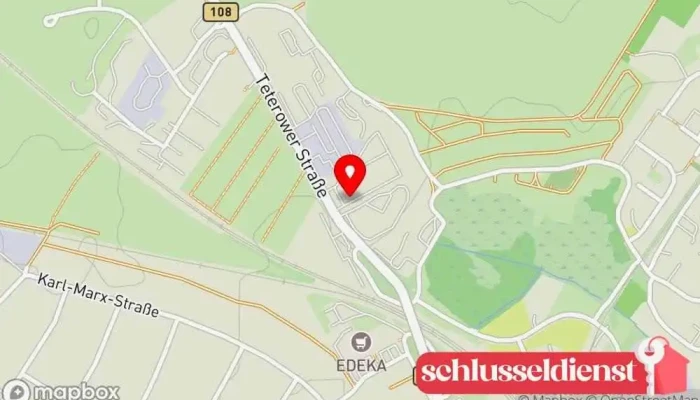 Karte von HB Stahlbau Gmbh Stahlbauunternehmen in Waren (Müritz)