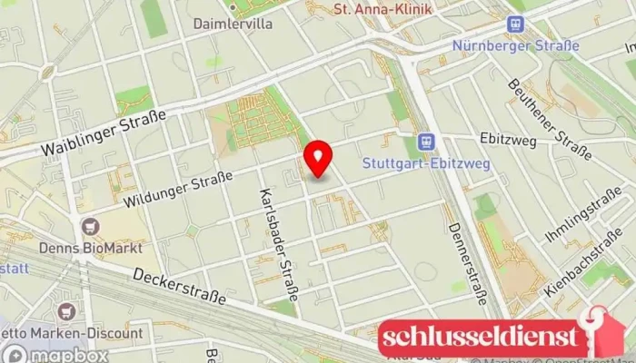 Karte von Helmut Bürkle Metallwerkstatt in Stuttgart