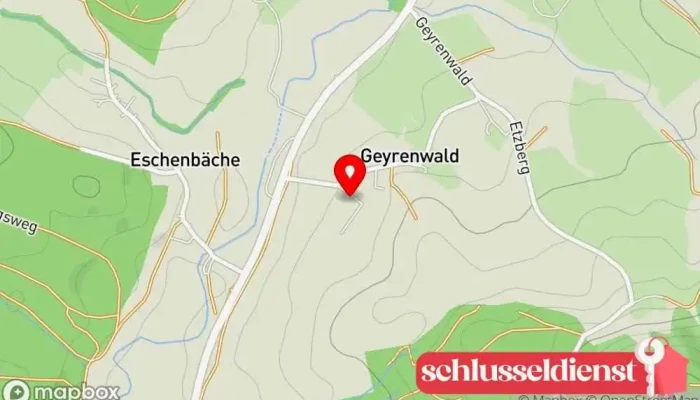Karte von Helmut Kälberer GmbH Naturstein- und Baustoff-Fachhandel Baufachhandel, Baustoffhandel, Natursteinhandel in Ottenbach